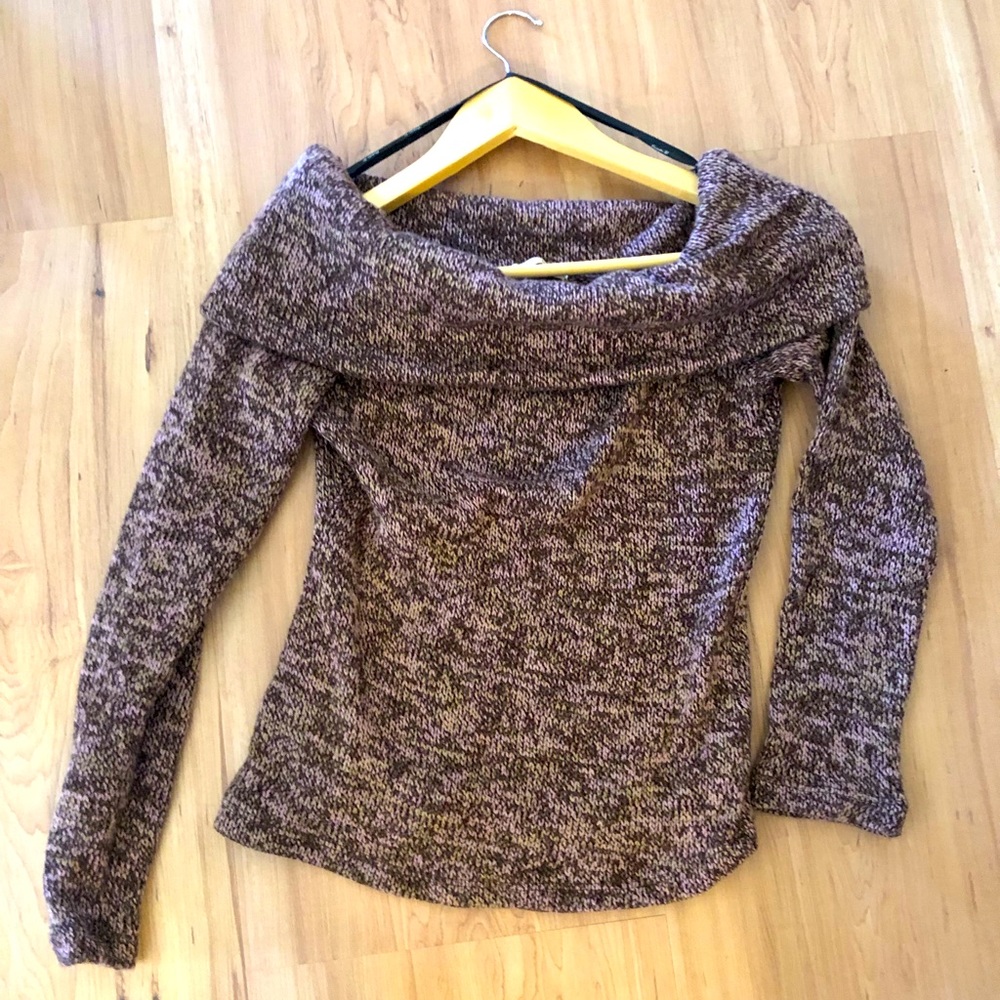 Off the shoulder sweater